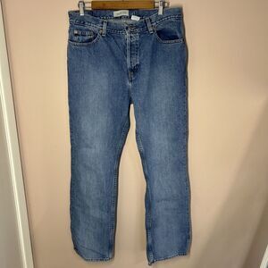 GAP Boot Cut / Vintage MOM High Rise Button Fly Denim Blue Jeans / 14 Reg